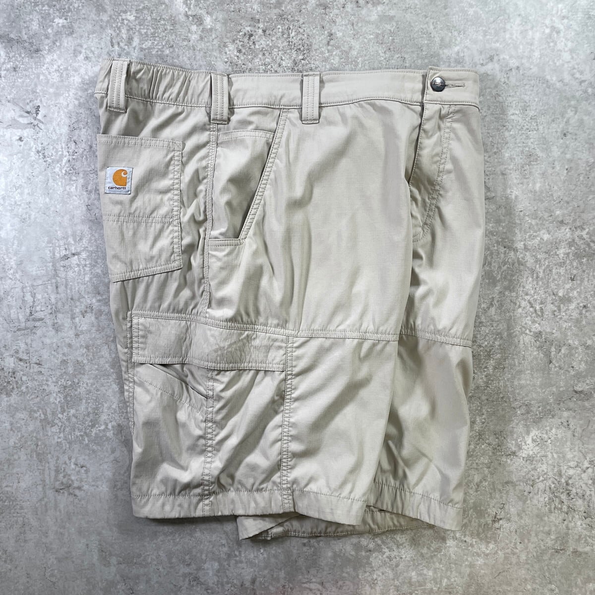 05M969◯ Carhartt リップストップ カーゴ ハーフパンツ W36 Carhartt カーハート リップストップ ナイロン カーゴ ショートパンツ
