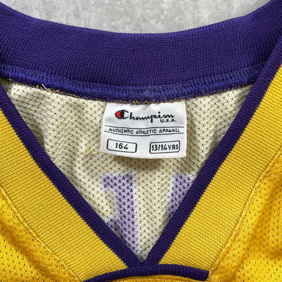 kids】Champion NBA LAKERS ロサンゼルス レイカーズ ゲームシャツ