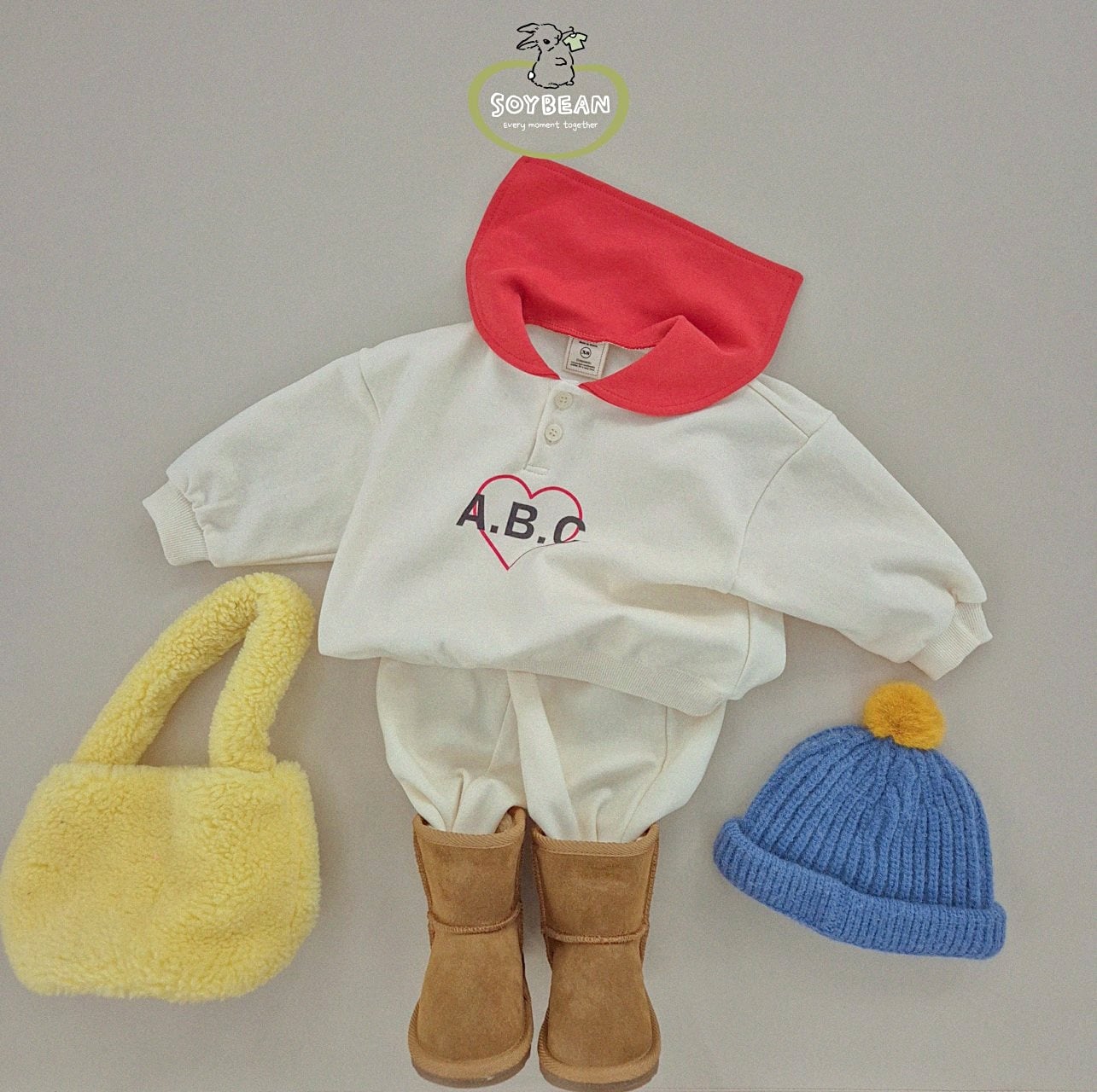 «sold out»«ジュニアサイズあり»«soybean» セーラーセットアップ 2colors