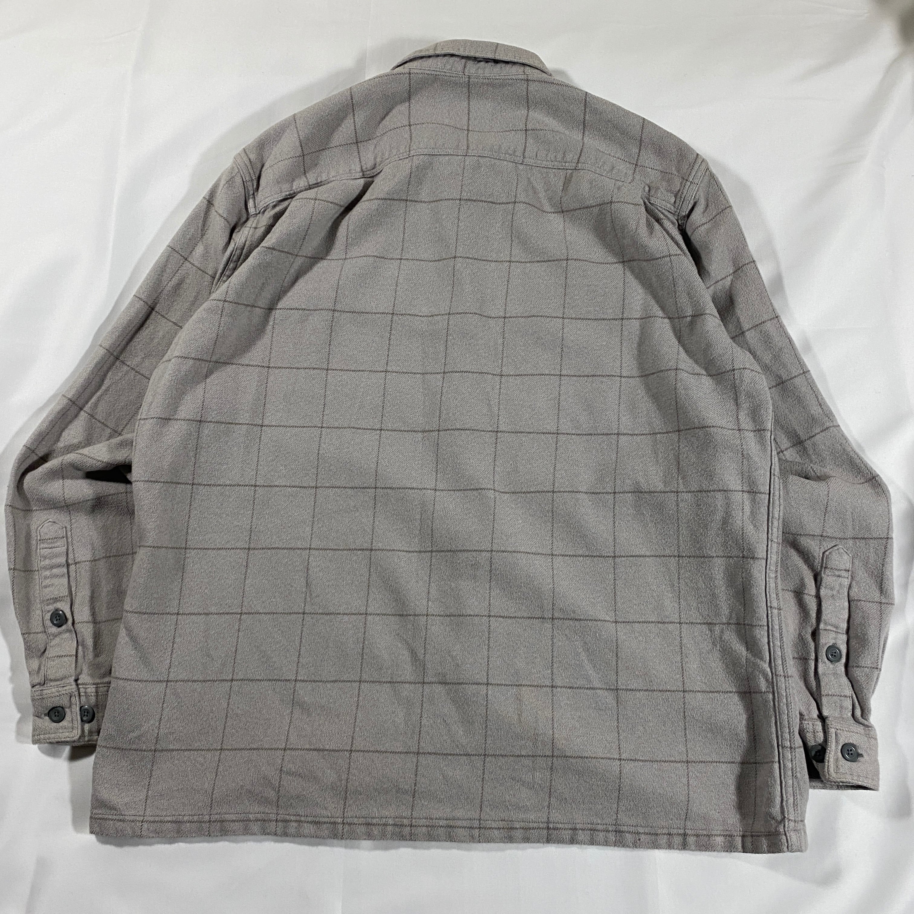 L Patagonia オーガニックコットン フランネルシャツ | WAGENTYPEII