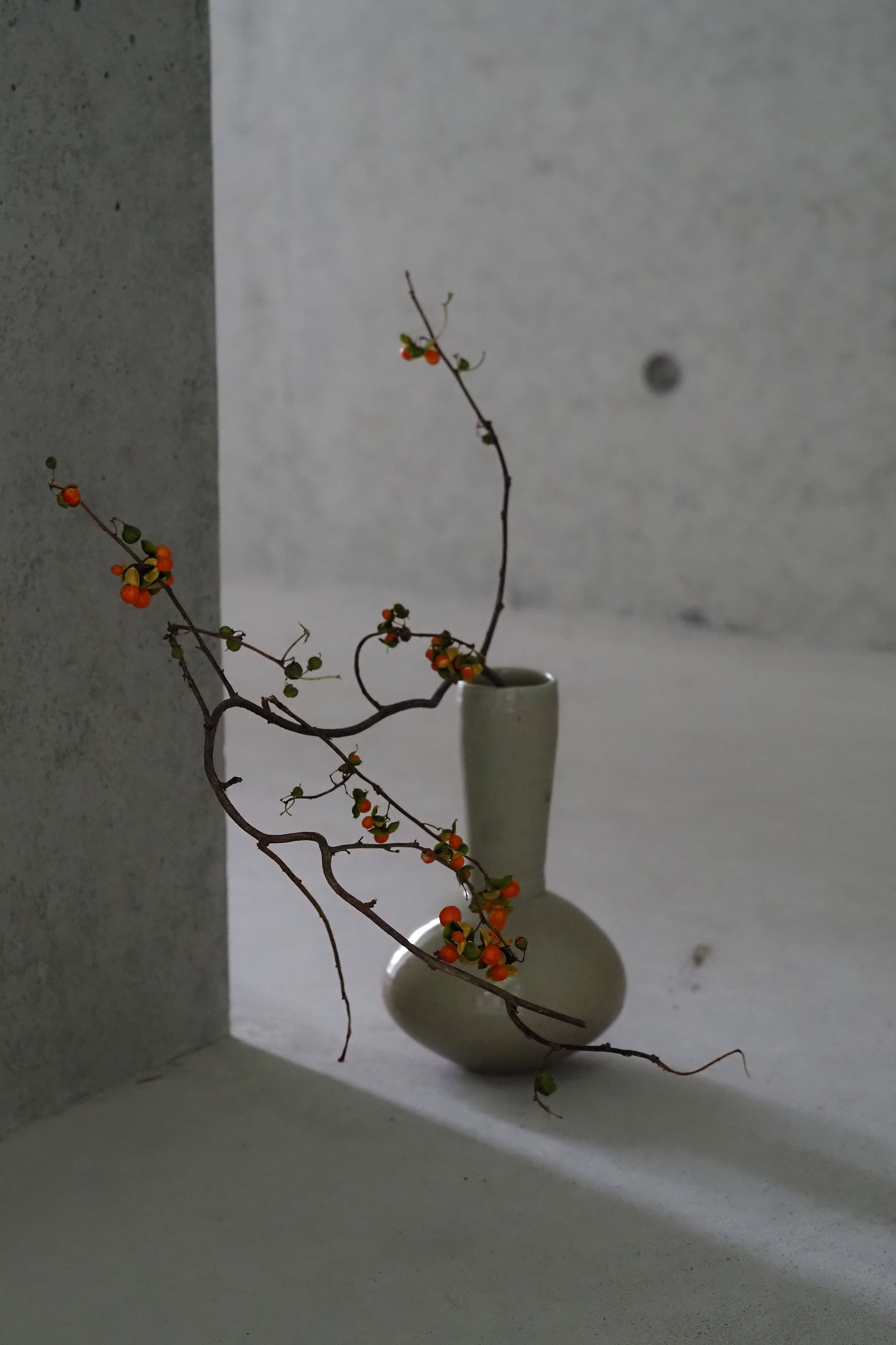 伊藤環 24. 柞灰須恵型花入 | 陶屋なづな