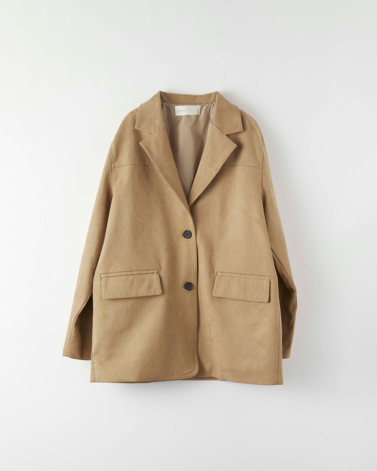 DU250718 Fake Suede Jacket【11月上旬予約商品】