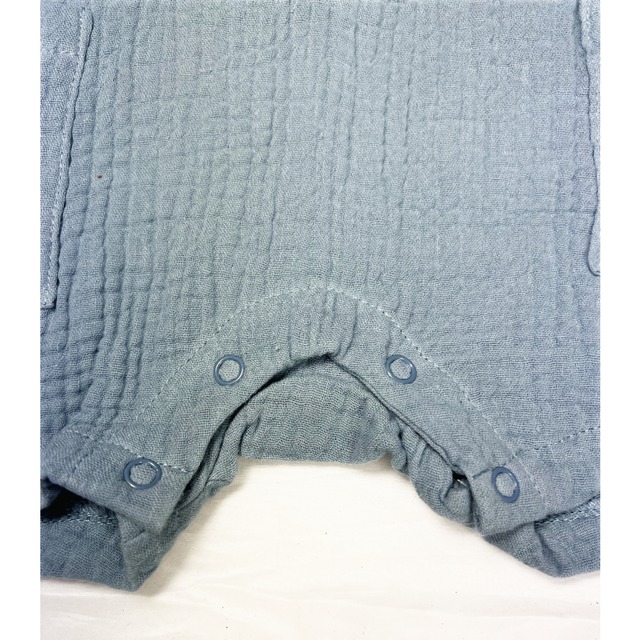 【PEYTON&SCOUT】シャツロンパース（帽子付き・半袖）出産祝い　日本未発売　かわいい