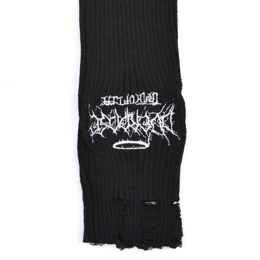 サブカル刺繍ロゴ リブアームウォーマー | VOLCAN&APHRODITE