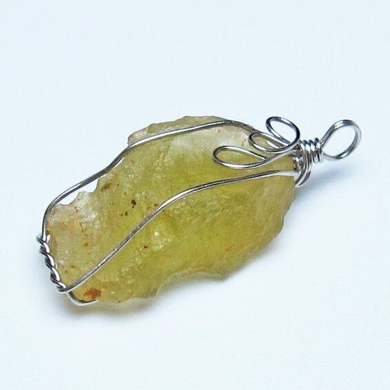 リビアングラス ペンダント 一点物 メール便可 112-13769