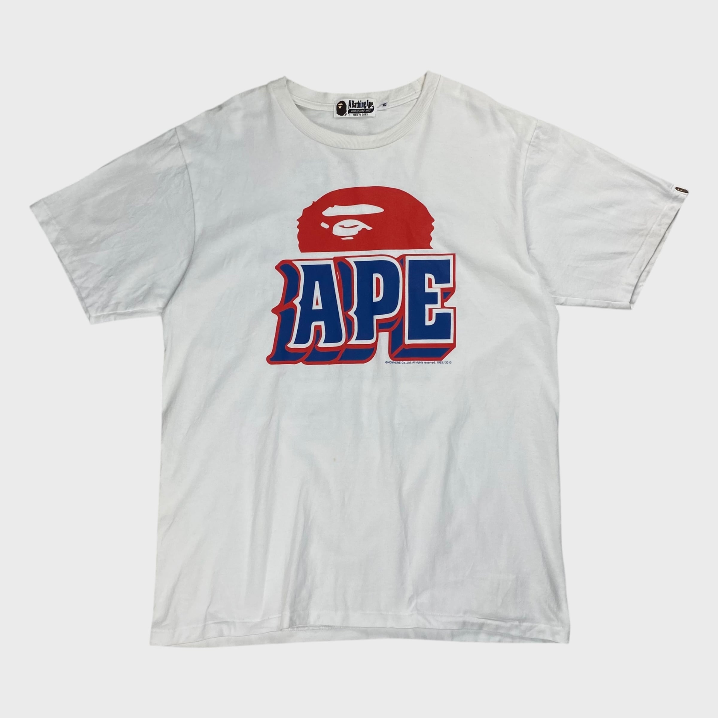 美品】アベイシングエイプ ビッグロゴTシャツ 両面プリント ビッグ
