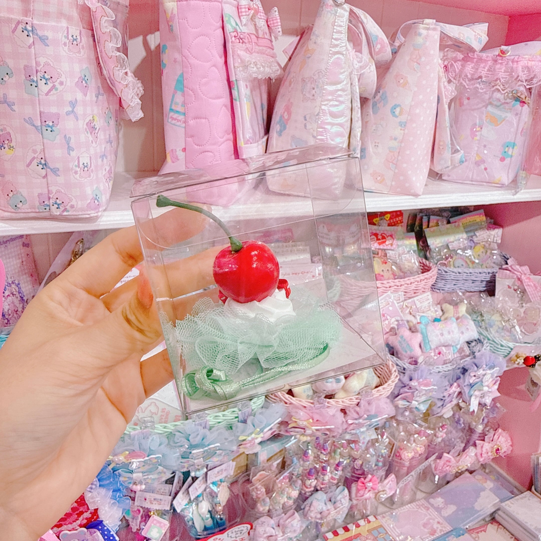 【J2】16-30ぬいぐるみ用ホイップチェリーヘッドドレス