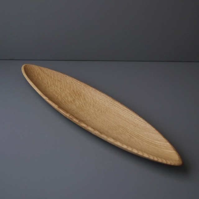 舟皿　栗材　500 × 120mm