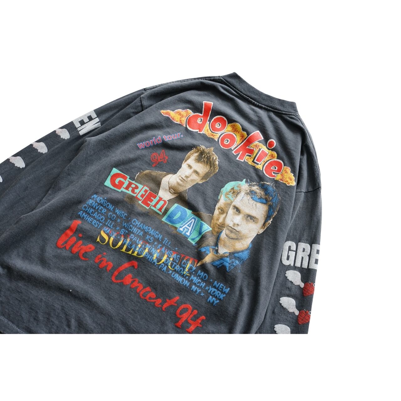 GREEN DAY グリーンデイ DOOKIE ツアーロングスリーブTシャツ L｜NA791