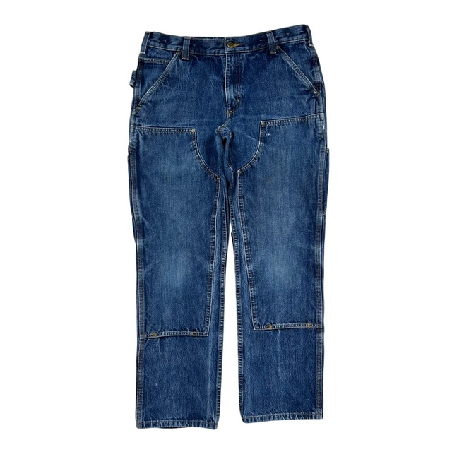 CARHARTT DOUBLE KNEE PAINTER DENIM PANTS 32x30 (USED)