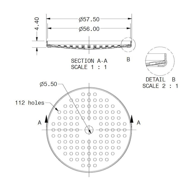 シャワースクリーン ● IMS Competition ランチリオ用 35µM