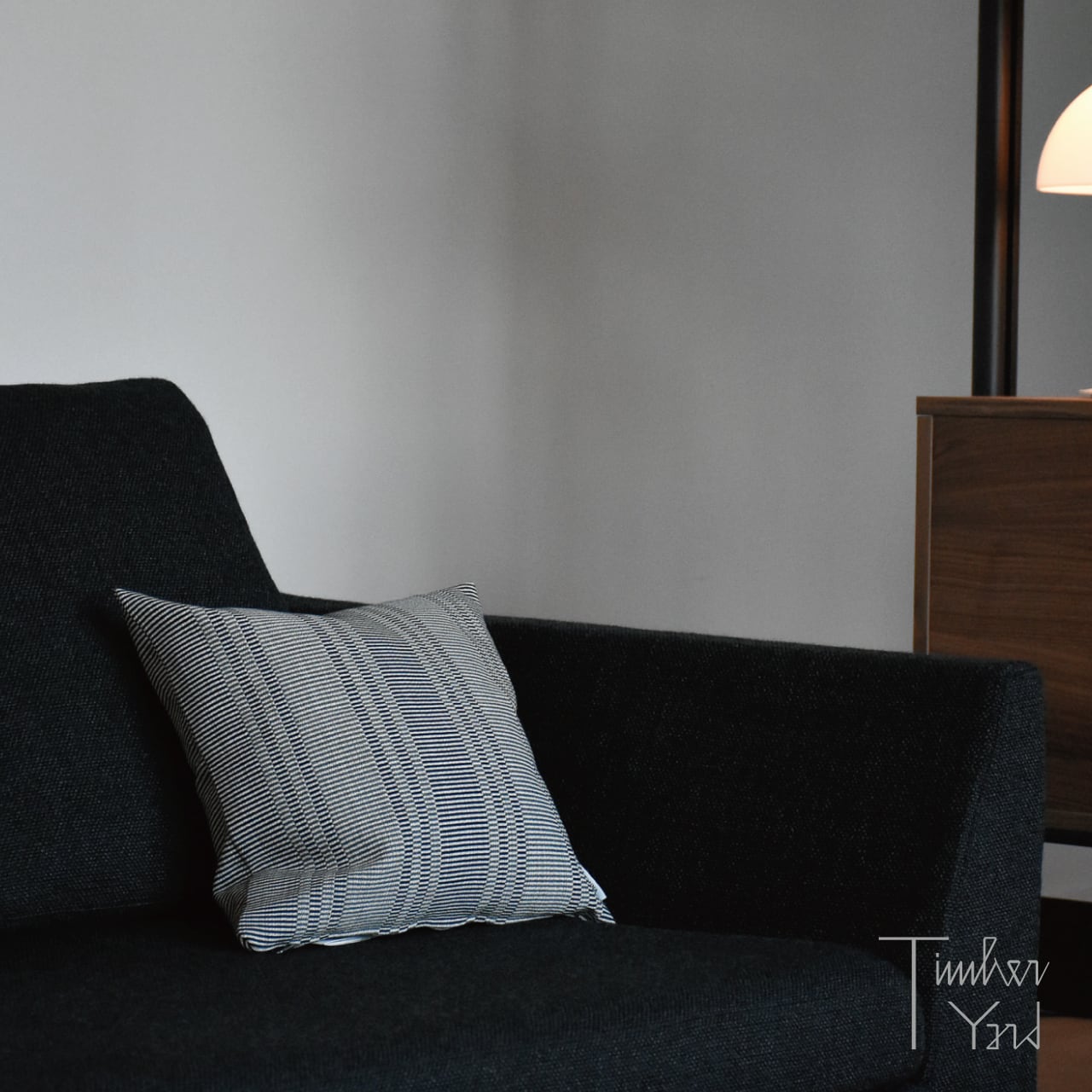 Zipped Cushion Cover Eos / Grey / 40×40cm / イオス / グレー