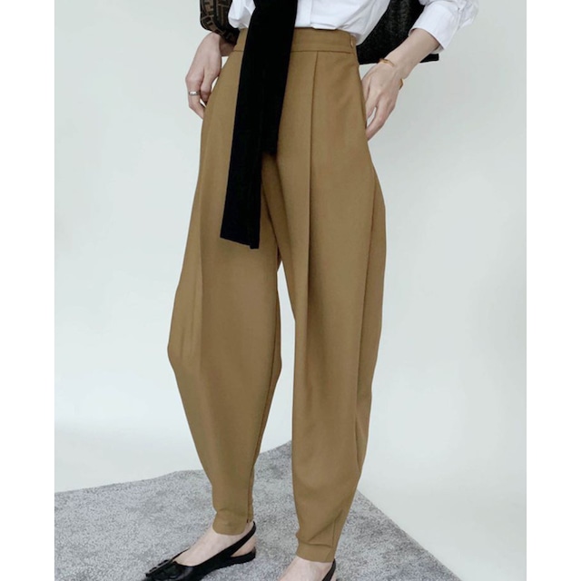 cocoon tuck pants N10680