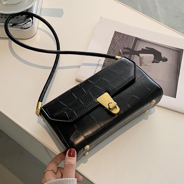 -品質の小さなバッグ女性2020秋と冬の新しい流行のファッションネット赤いテクスチャメッセンジャーバッグワイルドシングルショルダー小さな正方形のバッグ Tiancai_Wing_Bag28980762393