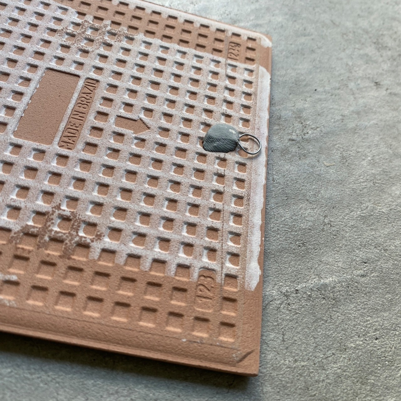 ボルジェス木版画 BACARO BORGES タイル『昼の鳥と夜の家』