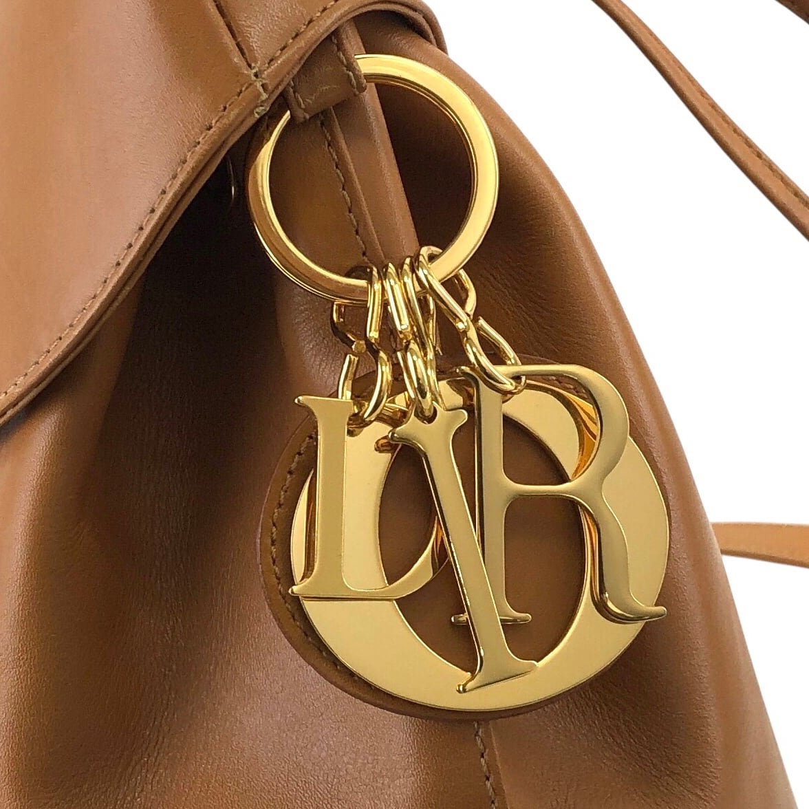 Christian Dior クリスチャン ディオール バックパック キャメル ロゴ