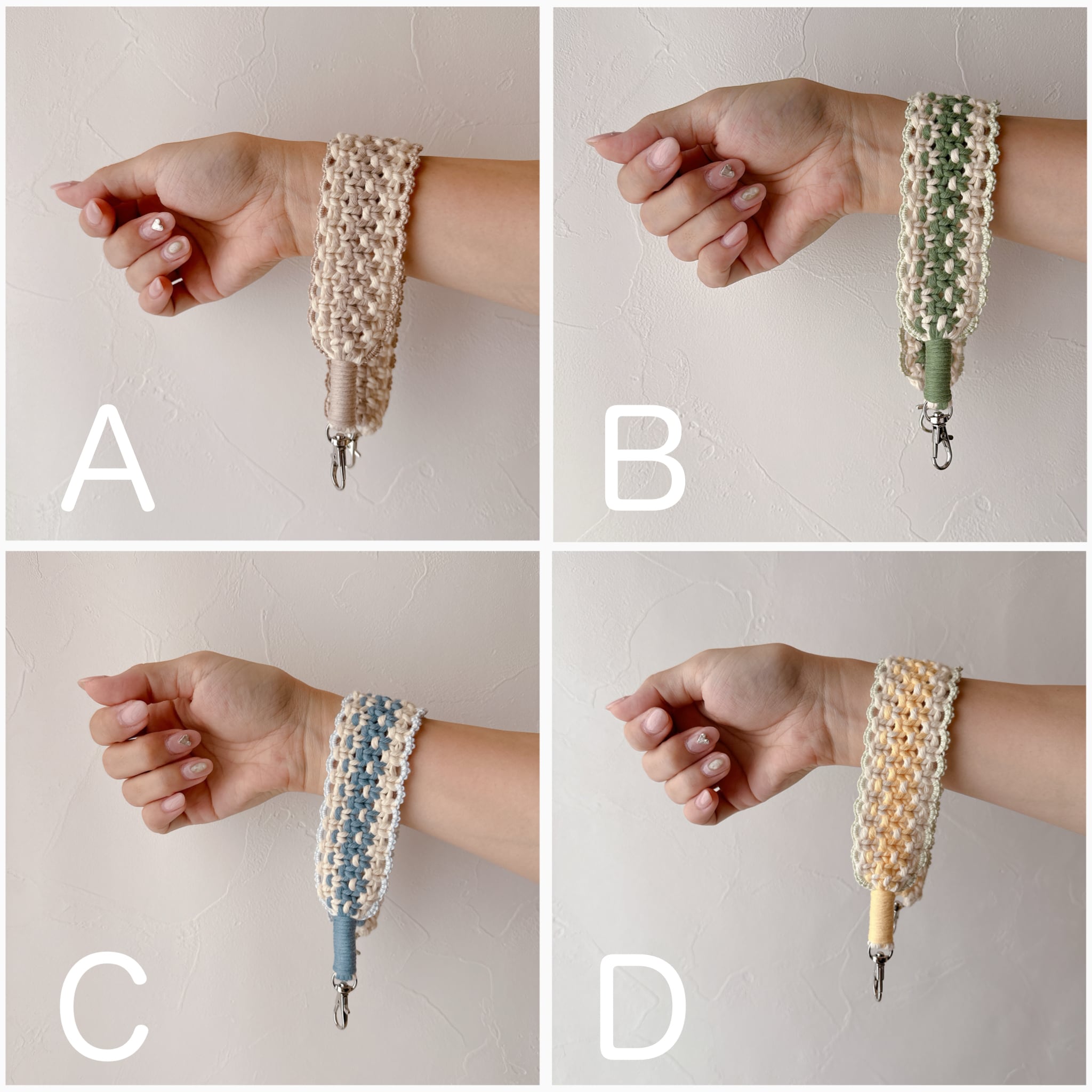 KIT】スカラップ風模様のマクラメハンドストラップ 材料KIT | DAYs