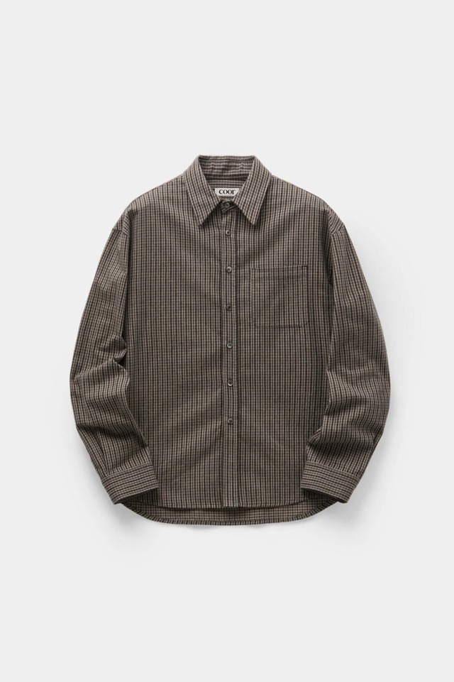 [COOR] Gun Club Check Shirt (Nep Black) 正規品 韓国ブランド 韓国通販 韓国代行 韓国ファッション クール クーア クアー 日本 店舗