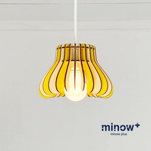 木製ペンダントライト 『ミニマッシュ（ミモザ）』 ｜北欧ナチュラル｜おしゃれなミモザイエロー照明｜コンパクトでやさしい灯り