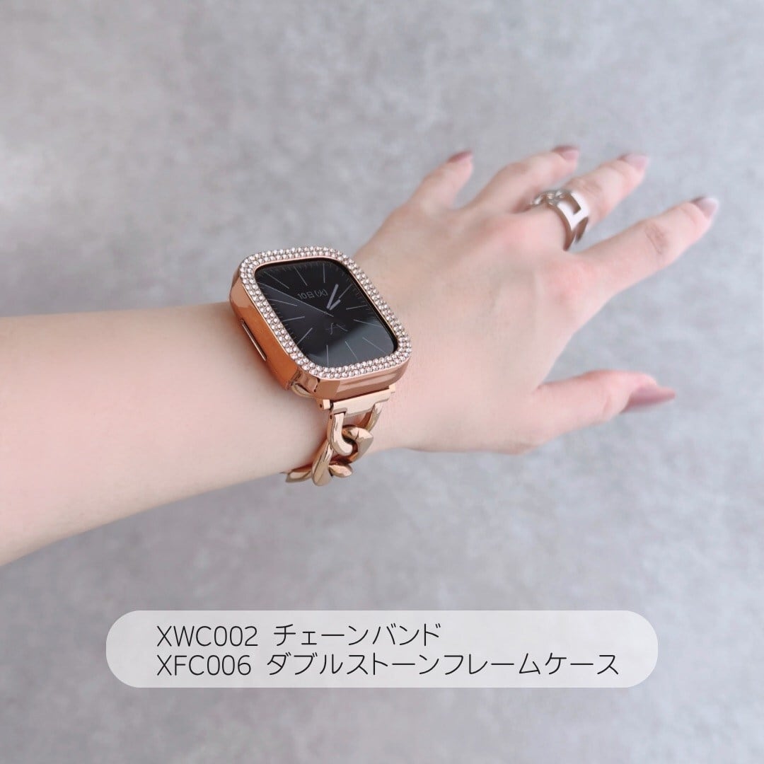 Apple Watch (アップルウォッチ) チェーンバンド/ベルト ブラック