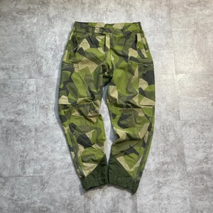 90s スウェーデン軍 実物 M90 カモ フィールドパンツ 180/75 w35