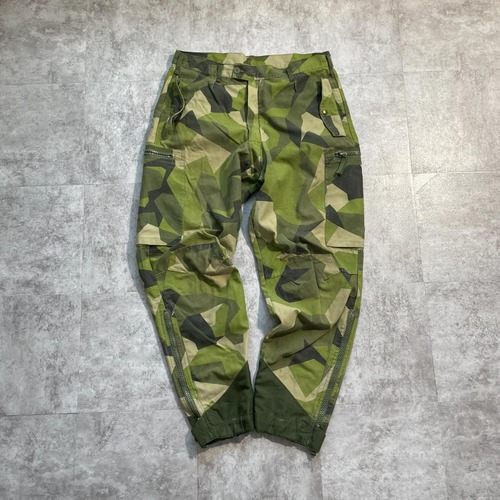 90s スウェーデン軍 実物 M90 カモ フィールドパンツ 180/75 w35