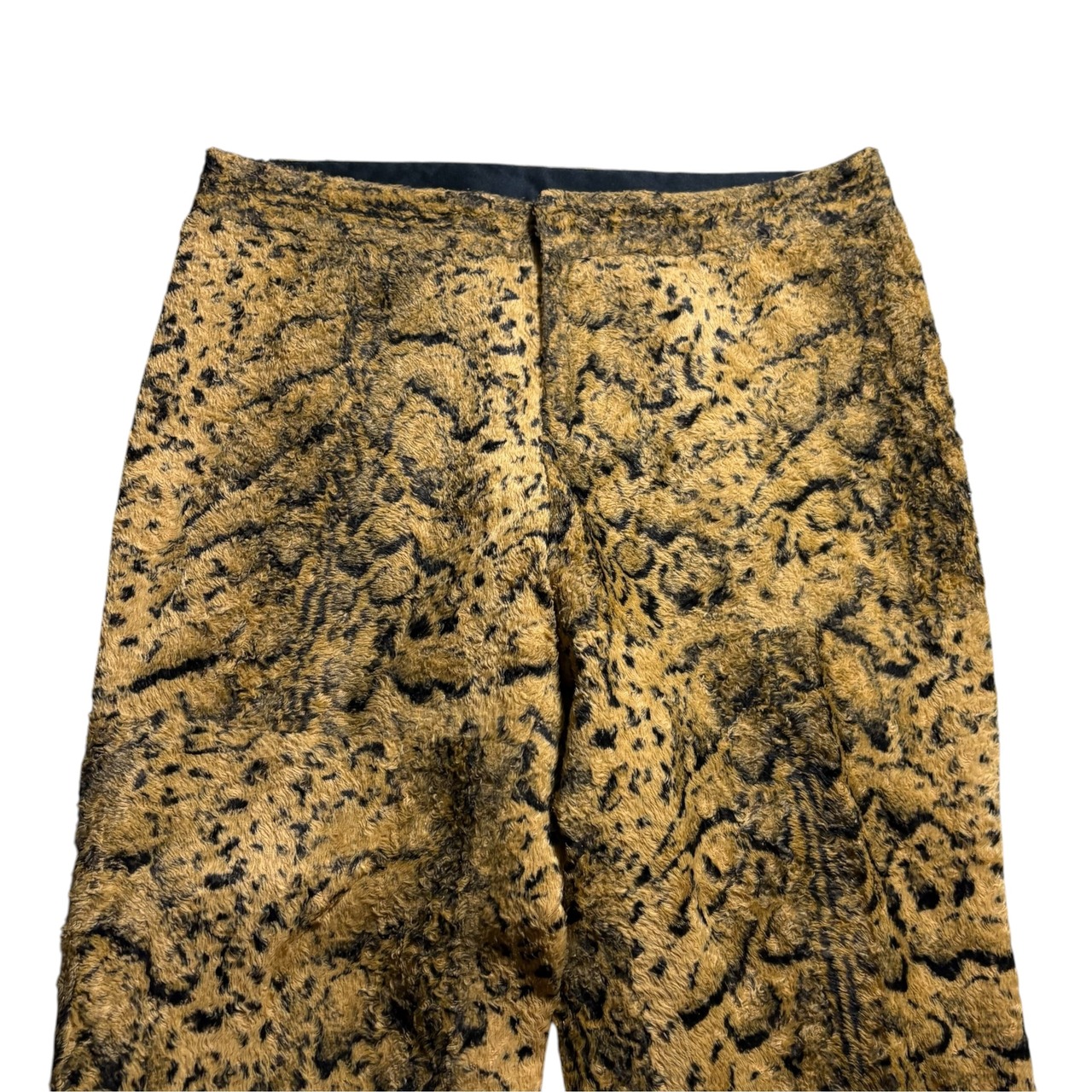 vintage Jean Paul GAULTIER animal pattern fake fur pants