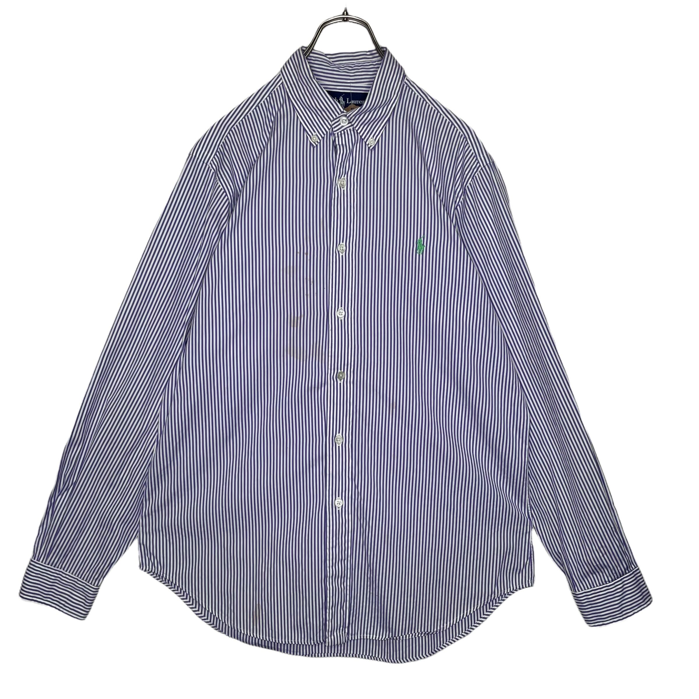 POLO RALPH LAUREN 長袖シャツ M（L相当） ストライプ柄 | 古着屋OLDGREEN