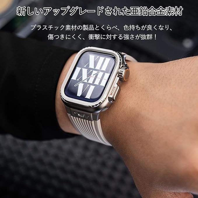 TALENANA for Apple Watchケース アップルウォッチカバー 亜鉛合金素材