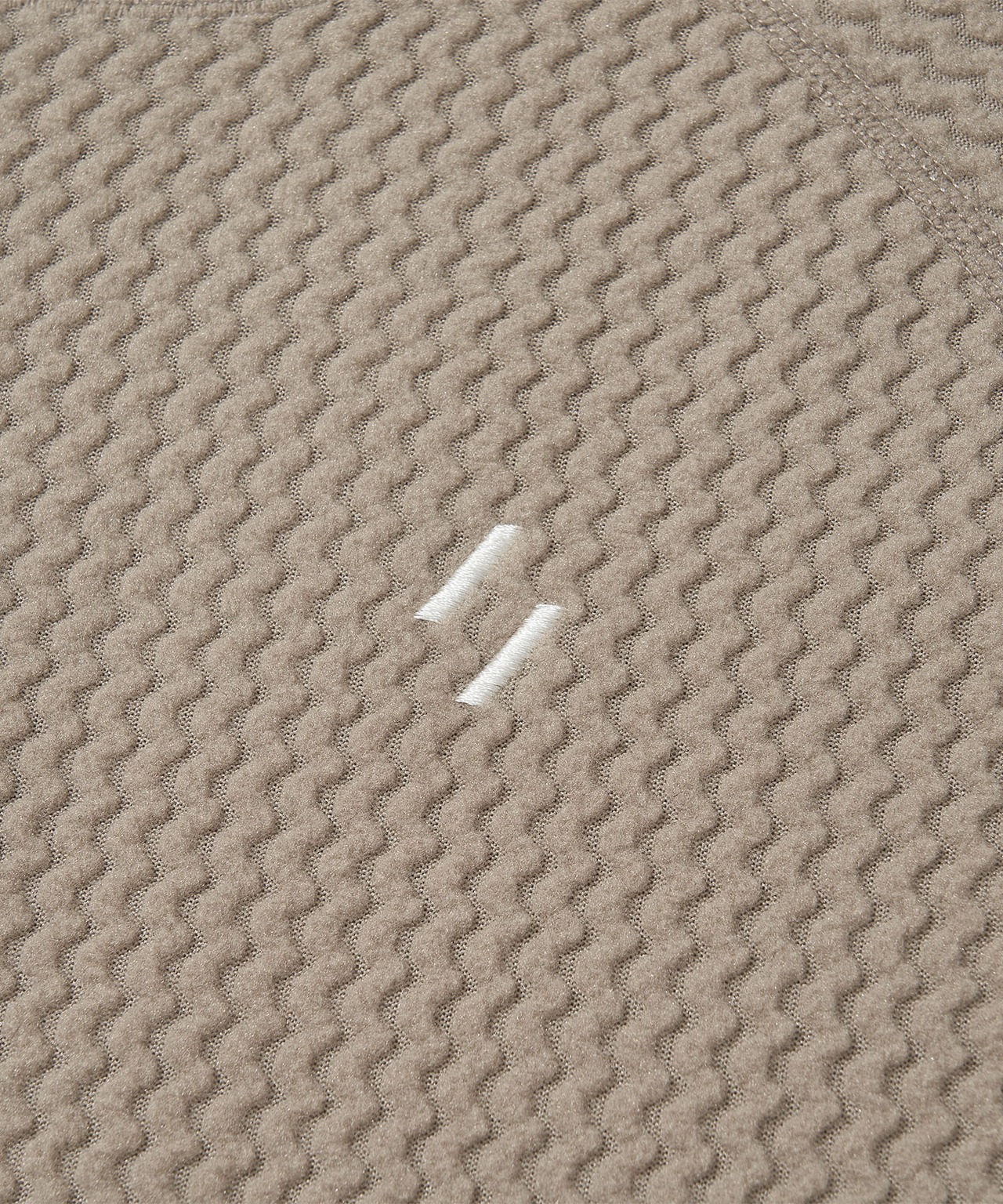 CALORA FLEECE HOODED PULLOVER_BEIGE