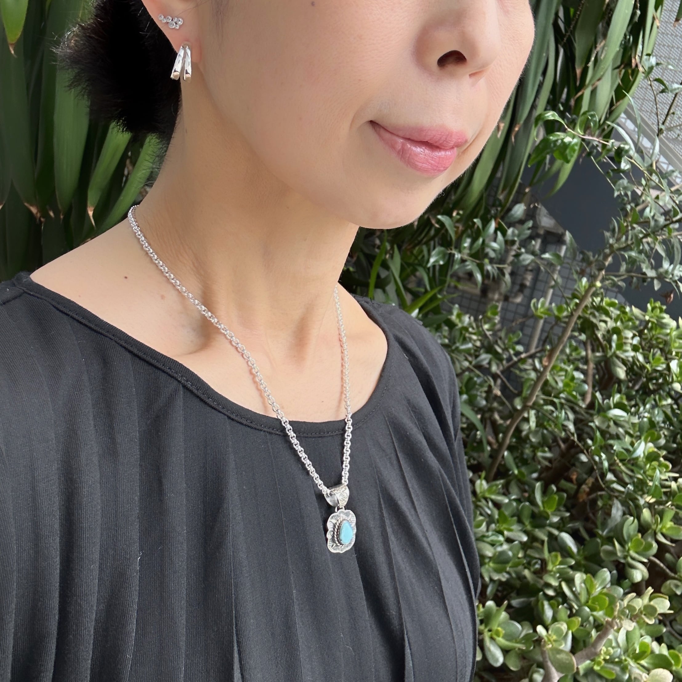 Indian Jewelry 》【一点物】ゴールデンヒル ターコイズ レクタングル