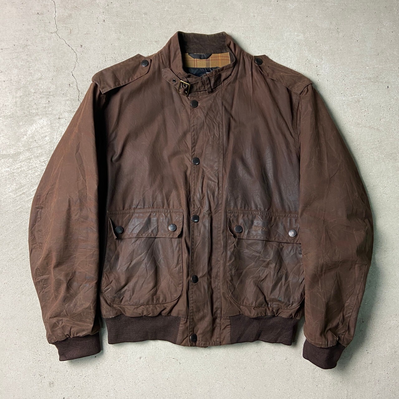 02年製 英国製 Barbour FLYER JACKET バブアー フライヤージャケット 