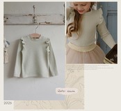 韓国子供服 / 26winter / puella FLO / レモンドT / キッズ / 冬服 *90~140*