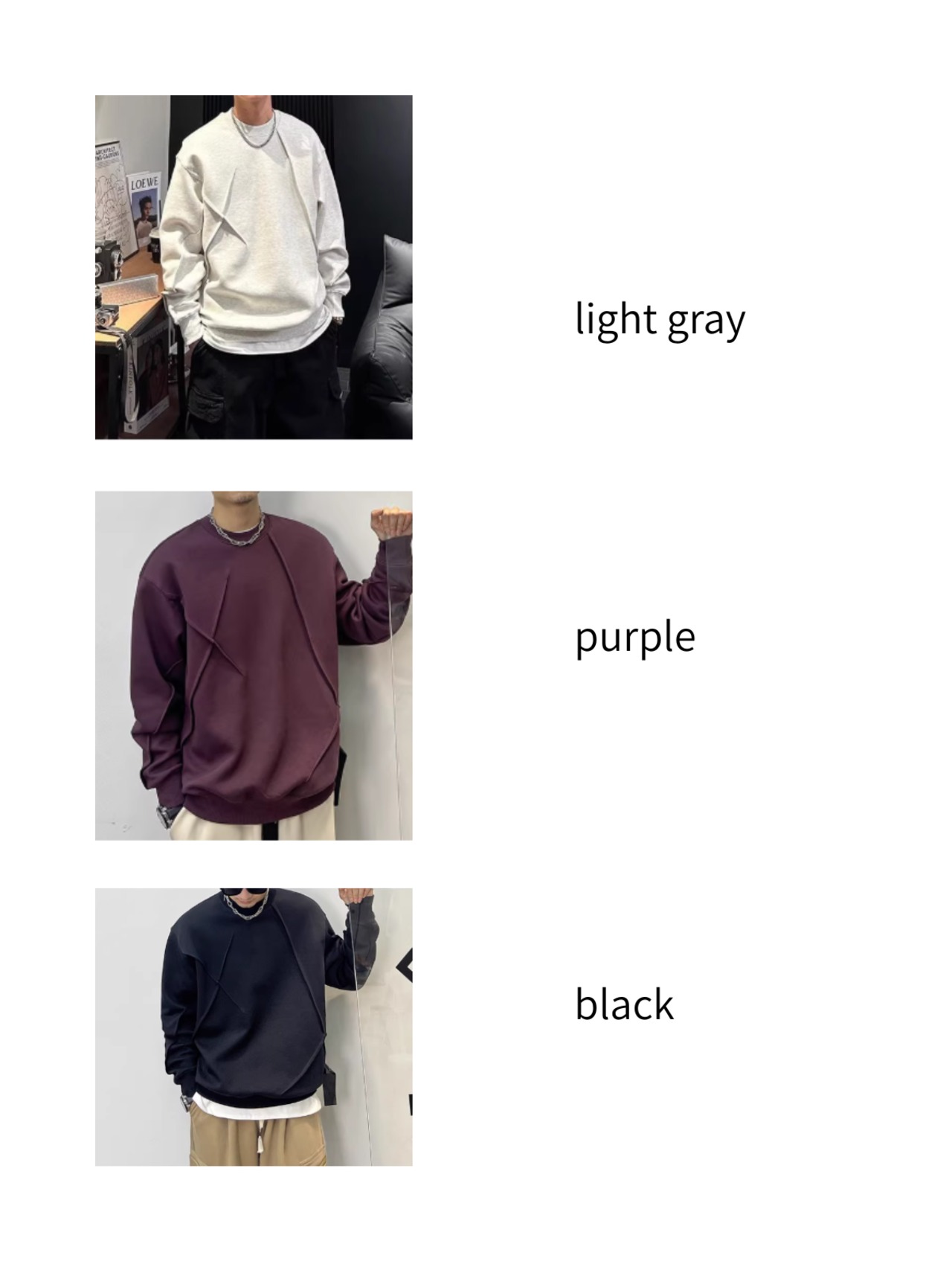 アシンメトリータック センターシームスウェット　TB1567・画像12