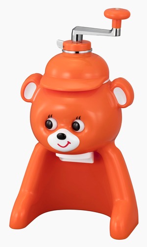 【数量限り】タイガー魔法瓶(TIGER) 氷削り器 かき氷器 きょろちゃん 復刻 ABF-G100 DK オレンジ