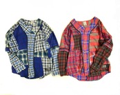 REMAKE Baseball SHIRTS ネルシャツ【Shirts52】