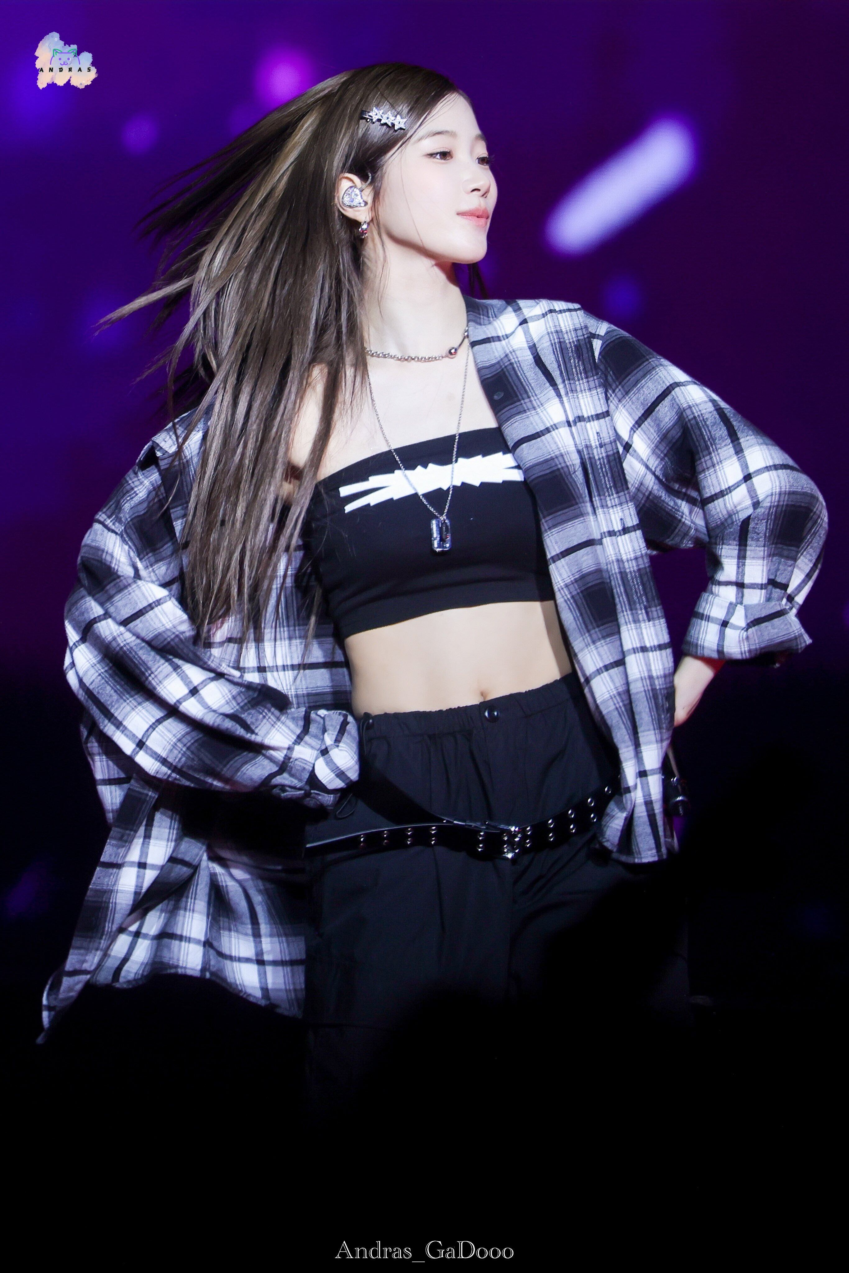 ☆LE SSERAFIM カズハ 着用！！【YESEYESEE】Flannel Check Shirt