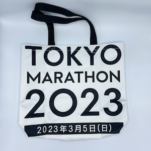 東京マラソン2023フラッグ アップサイクルバッグ（トート・大）