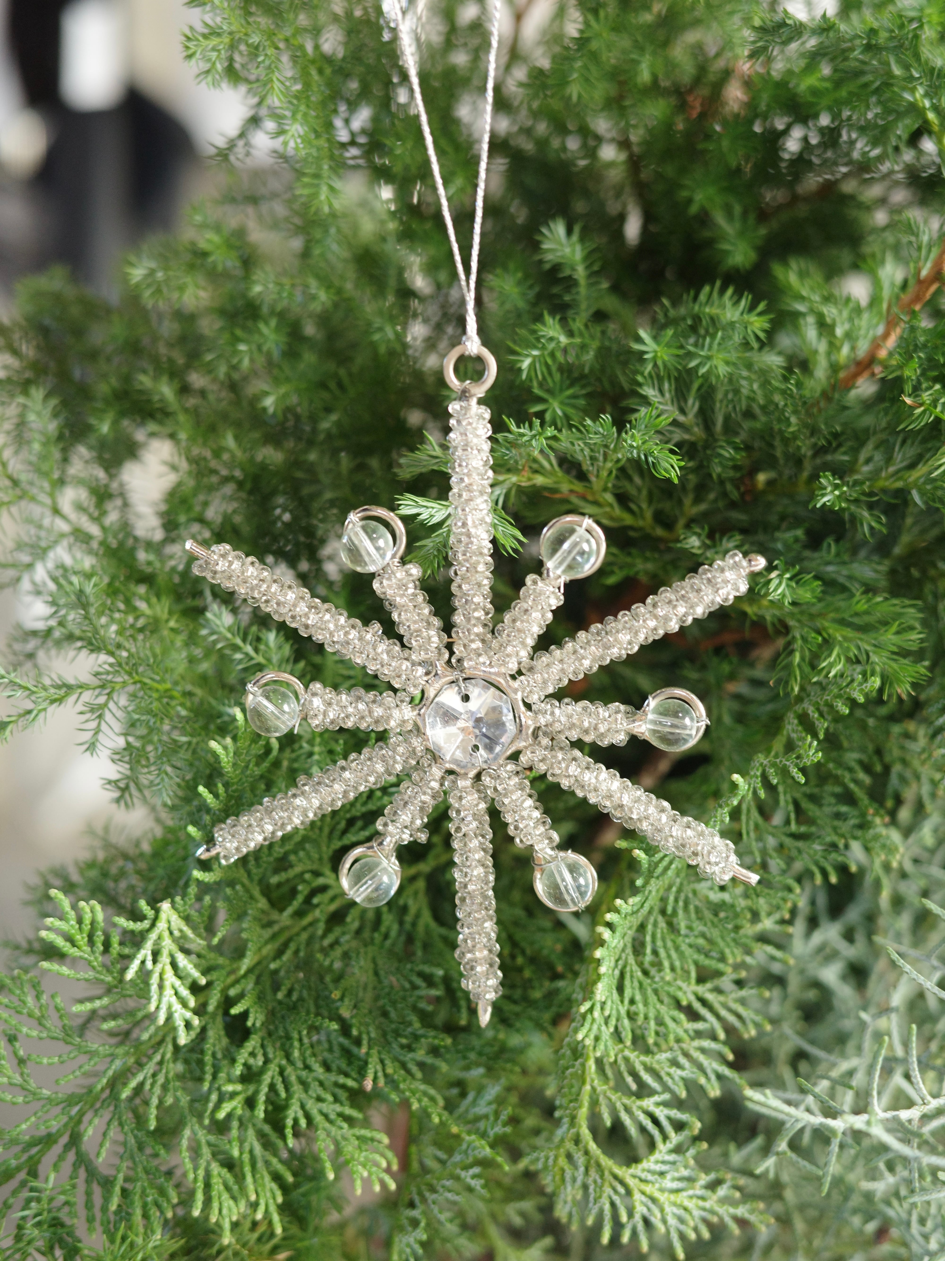 beads ornament "snowflake" A