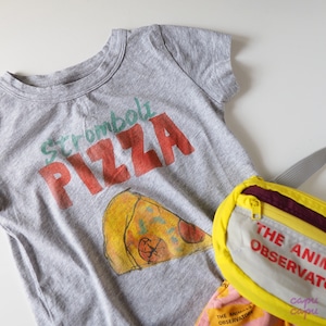 «sold out» THE ANIMALS OBSERVATORY / TAO / Grey Pizza Hippo T-Shirt