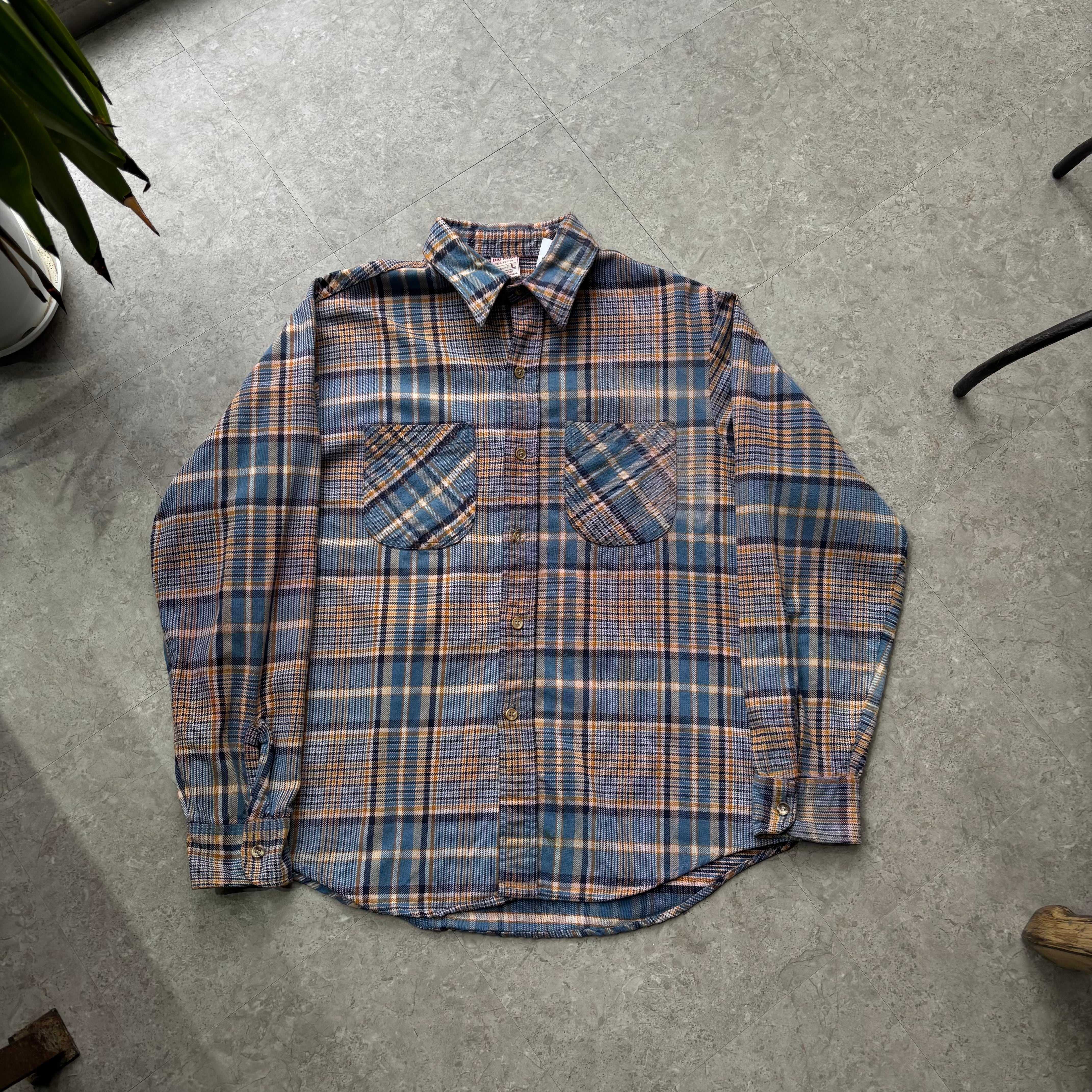 70s BIC MAC flannel shirt【仙台店】