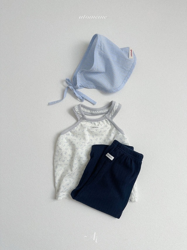 〘予約〙atomeme / Rene Flower Halter-neck Top