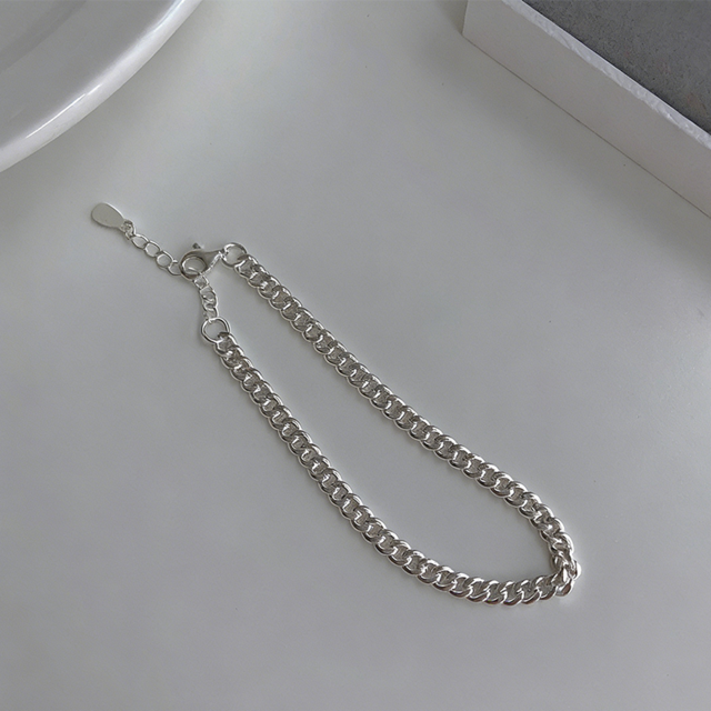 DAFシルバーのカップルブレスレット Mサイズ