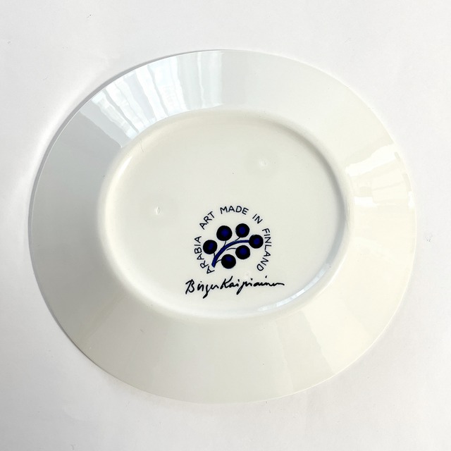 ARABIA アラビア Birger Kaipiainen ビルゲル・カイピアイネン アート楕円皿 楽園の花 - 8 北欧ヴィンテージ　☆わけあり☆