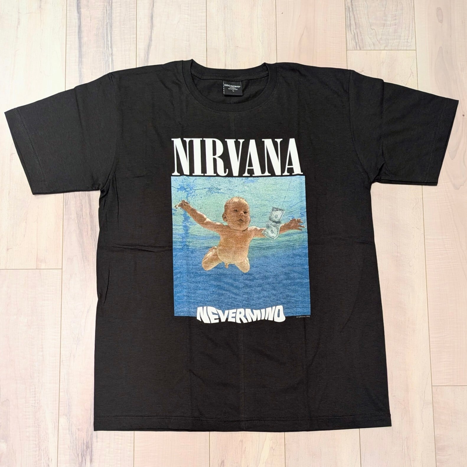 【 NIRVANA / ニルヴァーナ 】 『 Nevermind 』Tシャツ / バンドTシャツ  〚アメリカン雑貨 アメトイ〛