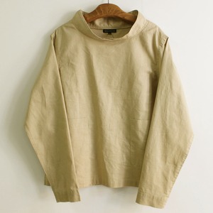 NAPRON 　ナプロン　SMOCK WORK  SHIRTS　NP-TP15-20S　スモックワークシャツ　BEIGE  ユニセックスシャツ