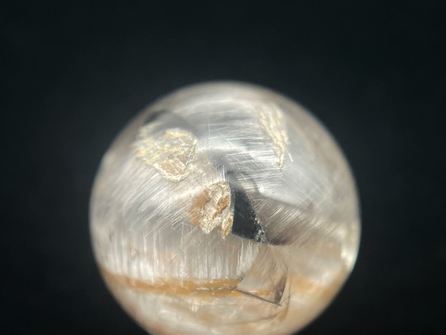 ハンドメイドビーズ素材セット（プラチナルチルクォーツ）