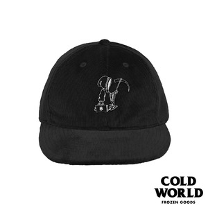 【COLD WORLD FROZEN GOODS/コールドワールドフローズングッズ】REAPER HAT キャップ / BLACK ブラック