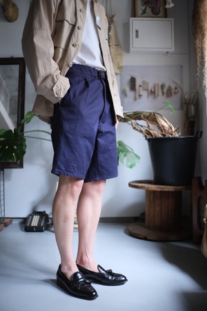 70's- "italy air force" "A.M.I" "cotton work shorts" "navy"