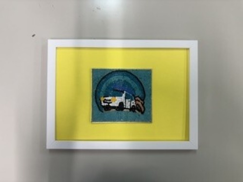 【レザーアート】車